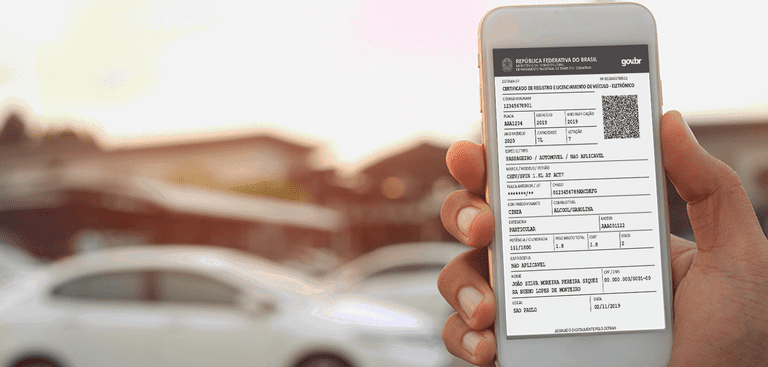 Detran começa a emitir CRLV-e  em formato digital