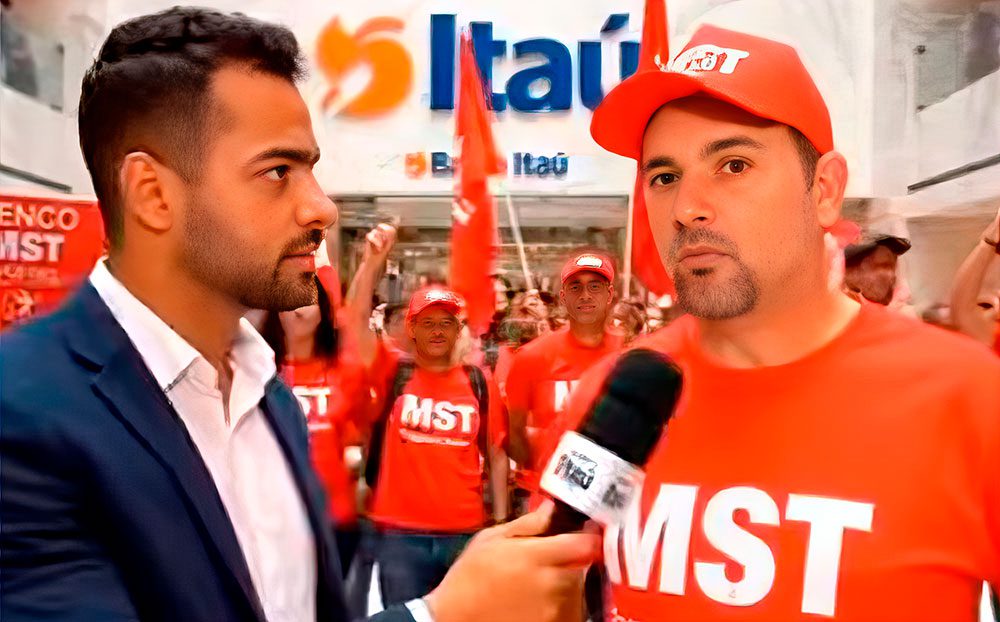 Integrante do MST foge após pergunta sobre taxar Lula: ‘Vai cobrar imposto do milionário também?’