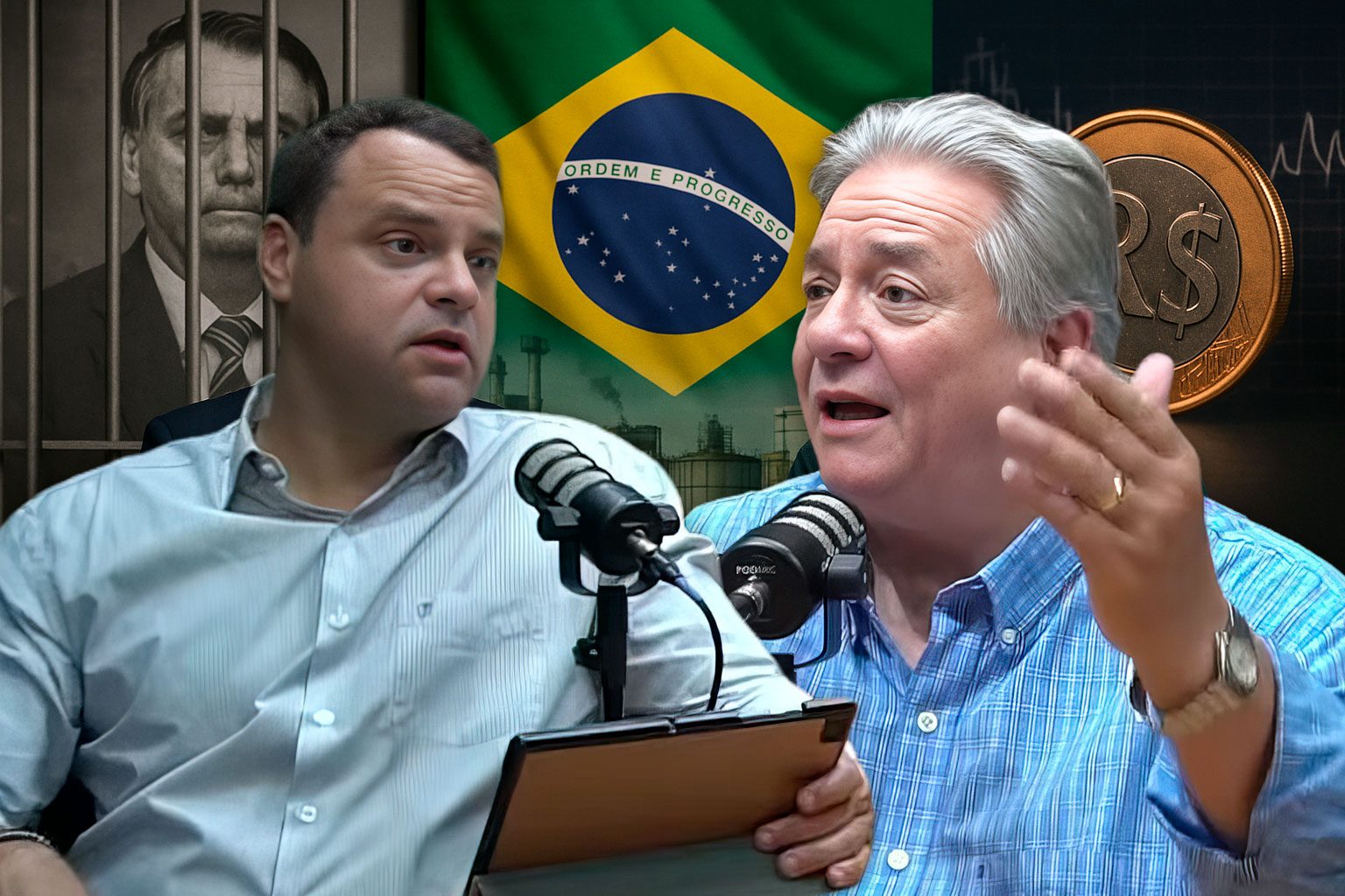 Oficina do Brasil debate prisão de Bolsonaro, crise nas estatais e futuro da economia brasileira