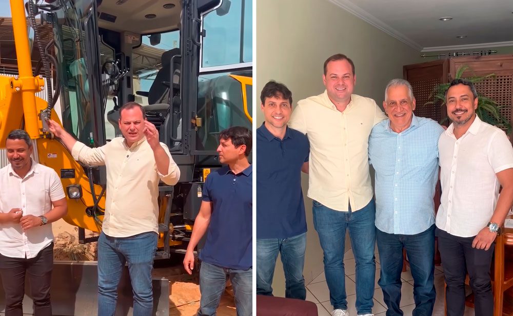 Com apoio de Dr. Victor Linhalis, Barra de São Francisco recebe patrol para melhorar estradas rurais