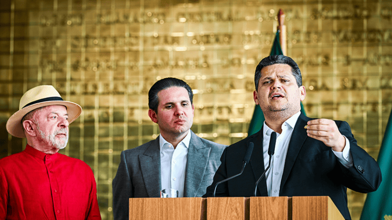 Alcolumbre define prioridades do Congresso com Lula e Motta