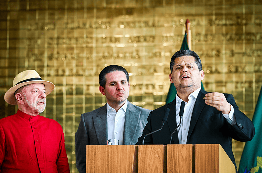 Alcolumbre define prioridades do Congresso com Lula e Motta