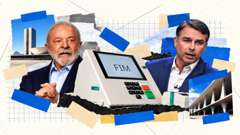 Lula e Flávio Bolsonaro empatam em sete locais de votação no Espírito Santo