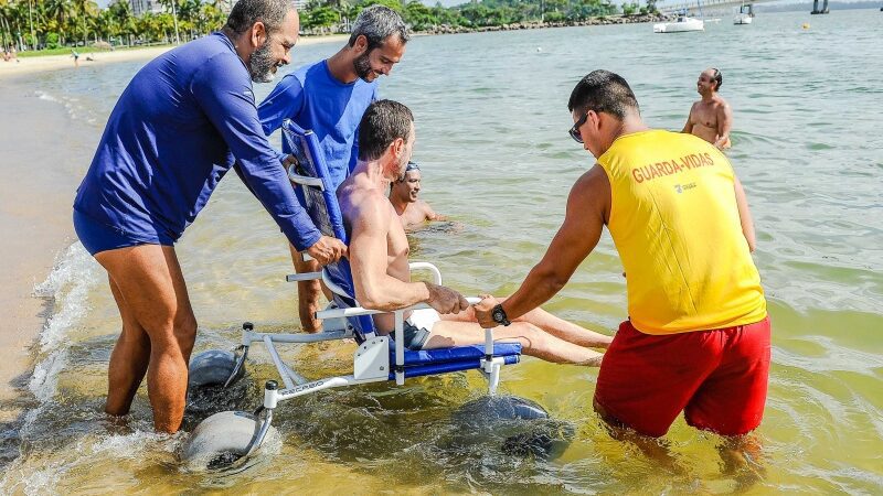 Projeto Praia Acessível retoma atividades nesta quinta-feira (18)