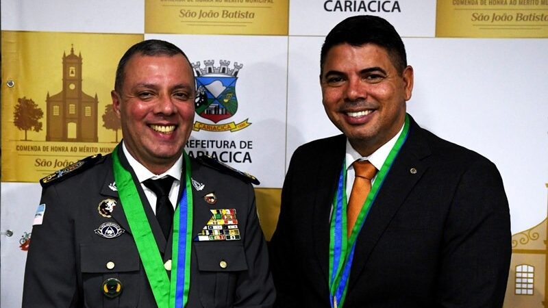 Deputado Federal Messias Donato participou da honraria ao Comandante-geral do PMES