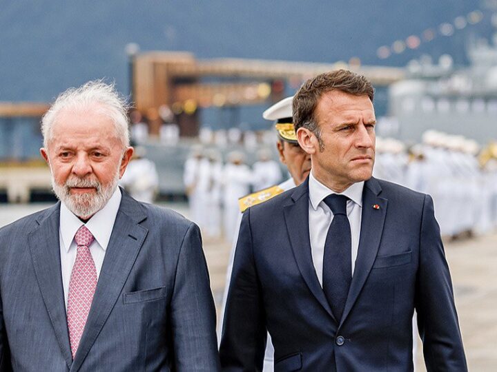 Presidente da França, Macron, terá encontro no Senado nesta quinta-feira