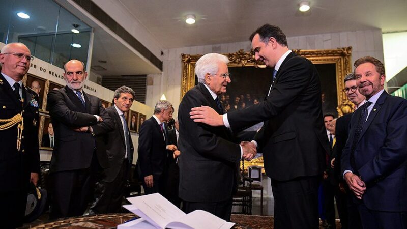Pacheco recebe presidente da Itália em visita oficial